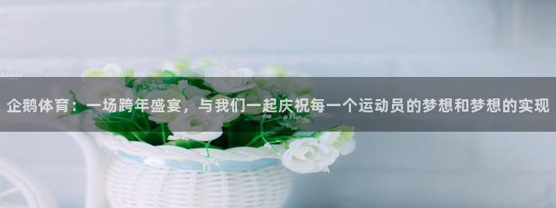 企鹅体育：一场跨年盛宴，与我们一起庆祝每一个运动员的梦想和梦想的实现